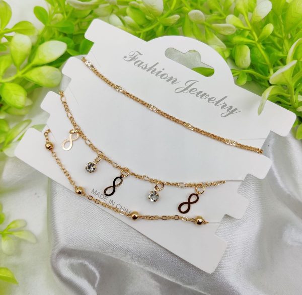 Triple-layered Adjustable Bracelet Set